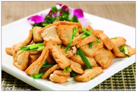 香葱煎豆腐