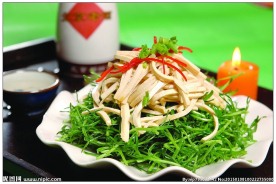 苦菊苗拌云丝