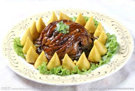 金银山菌扣肉