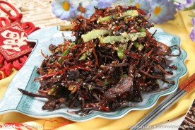 干煸茶树菇