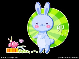 PSD卡通生肖兔