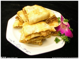 素三丝千层饼