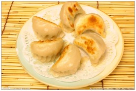 鸡汁锅贴