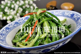 清炒油麦菜