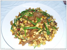肉皮炒豆嘴