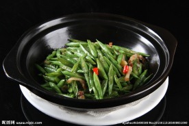 砂锅四季豆