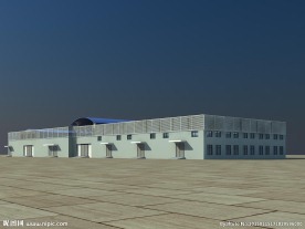 车间模型效果图