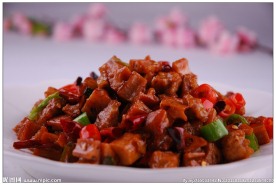 干香卤藕牛肉粒