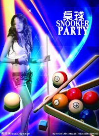 台球海报