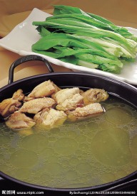 韩国清鸡汤过桥菜