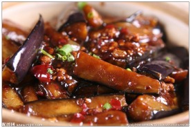 鱼香茄子煲