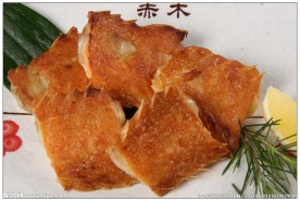 烤三文鱼骨