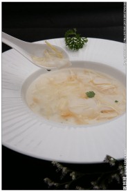 酸辣目鱼蛋羹