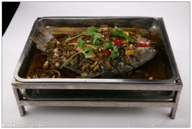 酸菜泡椒烤鱼