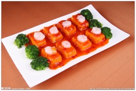 鱼香虾仁豆腐