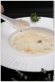 酸辣目鱼蛋羹