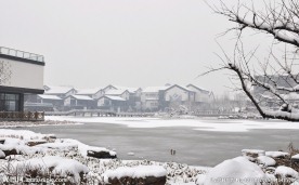 汇龙街雪景1
