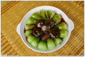 双菇菜心