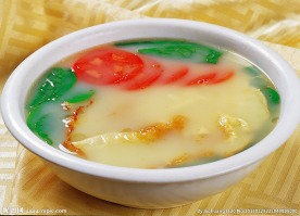 番茄煎蛋汤