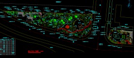 某公园绿化(乔木)平面图
