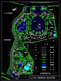 公园广场绿化 文化宫绿化平面