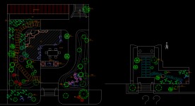 公园广场绿化 小院绿化设计