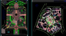 公园广场 市中心区广场规划