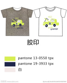 儿童服饰卡通印花短袖