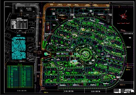 公园景观 滨江总平面图