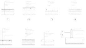 公园景观 道路铺装断面详图
