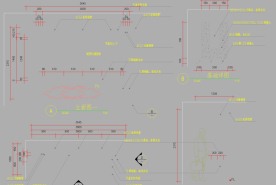 公园景观 宣传栏大样图