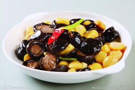 板栗烧香菇