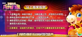 新年晚会抽奖LED屏画面