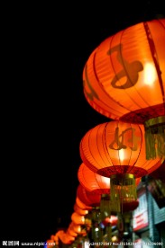 夜晚灯笼