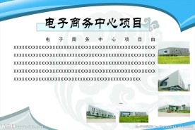 电子产品项目简介