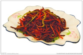 茶树菇炒鳝丝