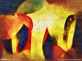 抽象无框画