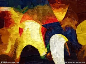抽象画 油画 装饰画