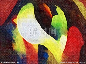抽象油画 装饰画