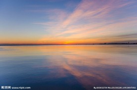 海上日落