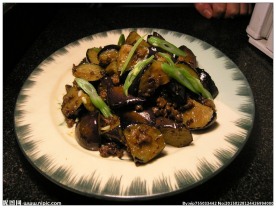 牛肉沫炒茄子