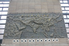 唐代丝绸之路示意图