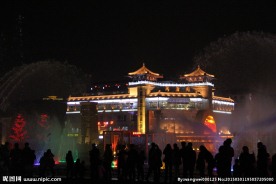 西安阅唐阁夜景