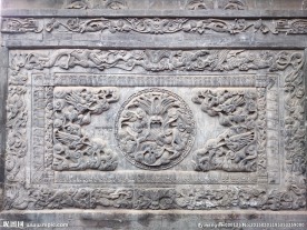 西安高家大院影背墙