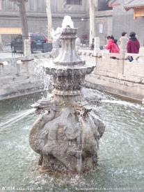 西安碑林喷水池