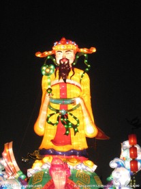 彩灯财神爷