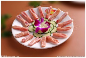 烤肉秘制烤鸭舌