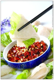 生菜烤鸭包