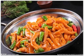 干锅鸭肠