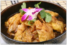 大白菜烧蛋饺
